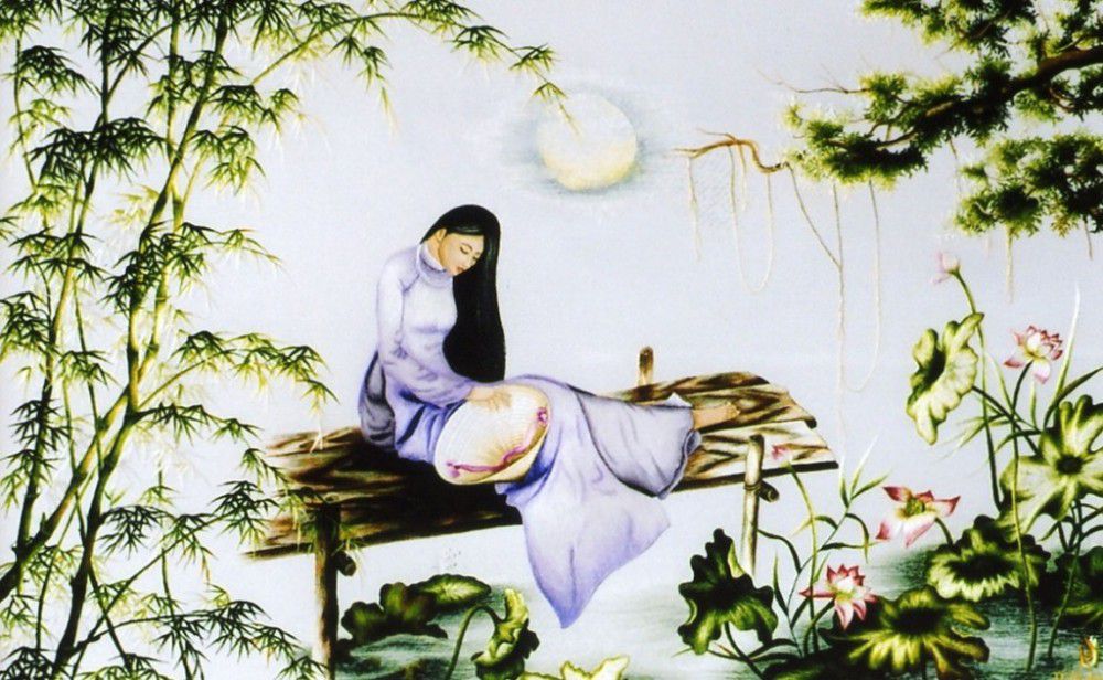 Vietnamese Silk Painting