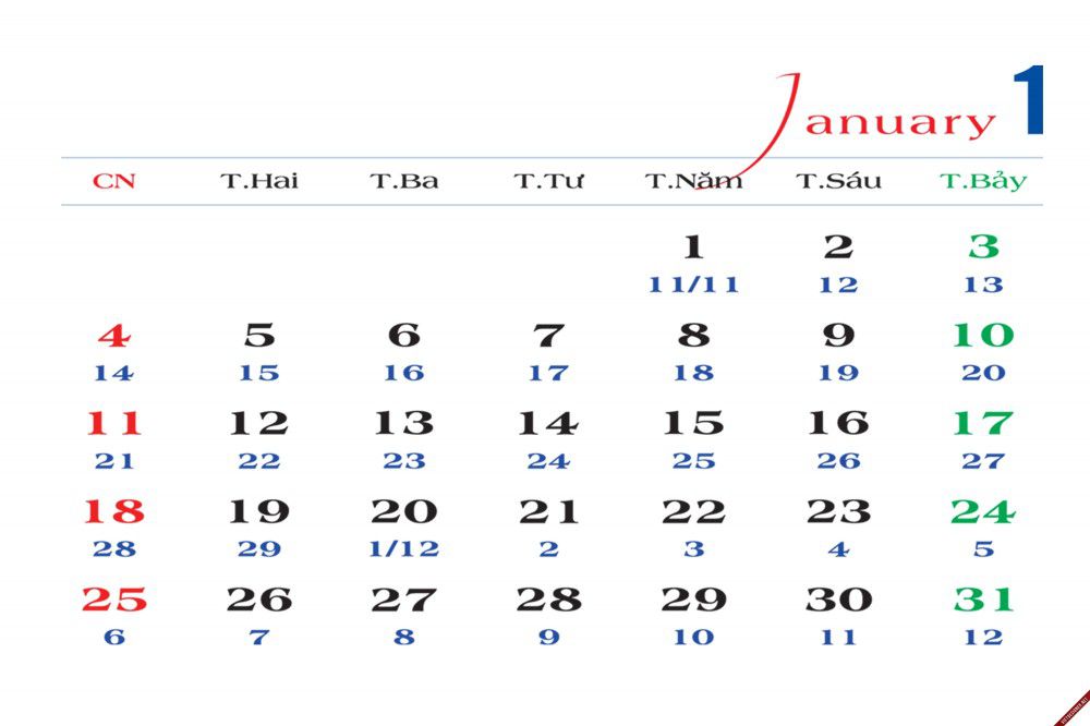 Vietnamese Lunar Calendar