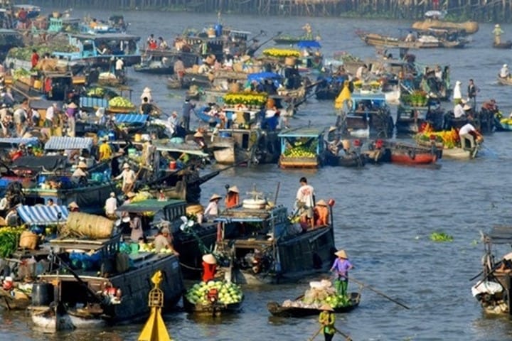 Get To Know Cai Rang Floating Market 1 cho noi 1